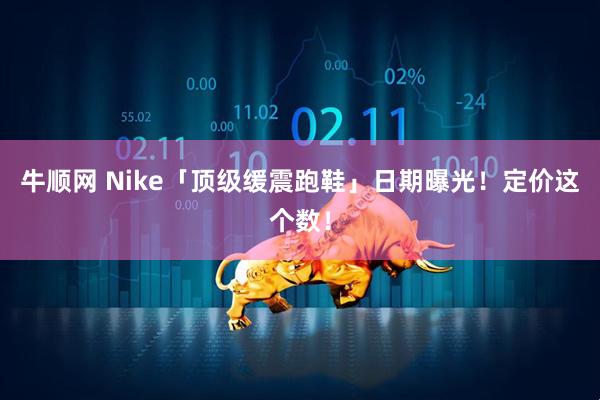 牛顺网 Nike「顶级缓震跑鞋」日期曝光！定价这个数！