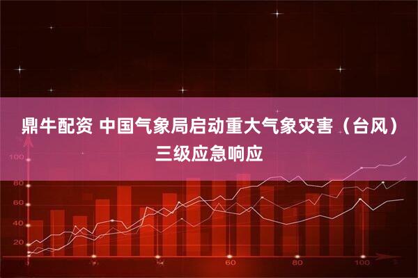 鼎牛配资 中国气象局启动重大气象灾害（台风）三级应急响应
