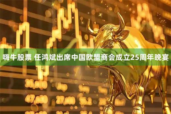 嗨牛股票 任鸿斌出席中国欧盟商会成立25周年晚宴